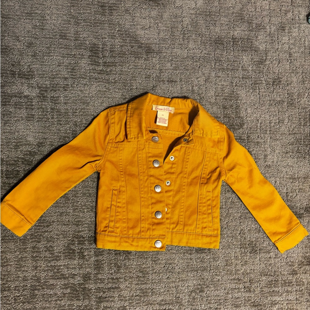 Emma & Eliza Yellow Button-Up Shirt